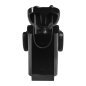 Kapperswasunit Gabbiano Sewilla zwart met keramische waskom en mengkraan voor wassen, kleuren en verzorging in salon Kapperswasunit Gabbiano Sewilla zwart met keramische waskom en mengkraan voor wassen, kleuren en verzorging in salon