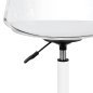 Cosmetische stoel Ghost transparant-wit met verstelbare hoogte voor schoonheidssalon, manicure, make-up en gezichtsverzorging Cosmetische stoel Ghost transparant-wit met verstelbare hoogte voor schoonheidssalon, manicure, make-up en gezichtsverzorging