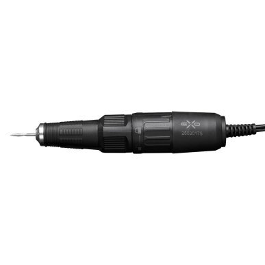 Professionele nagelfrees EXO Runner Up zwart met Twist-Lock, voetpedaal en snelheidsregeling voor manicure en pedicure