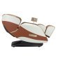 Massagestoel Sakura Luxury 808 wit-beige voor thuis, spa en wellness met lichaamsdetectie en ontspanningsprogramma’s