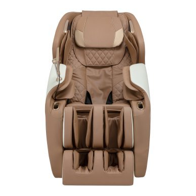 Massagestoel Sakura Luxury 808 wit-beige voor thuis, spa en wellness met lichaamsdetectie en ontspanningsprogramma’s