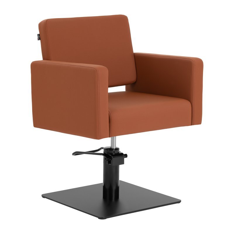 Friseurstuhl Gabbiano Vitoria braun