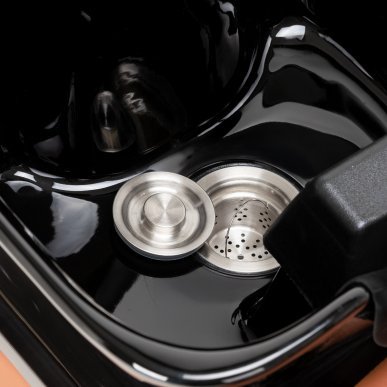 Professionele kapperswasunit Gabbiano Elda bruin met ergonomische wasbak voor haarwassen, kleuring en Head Spa zone