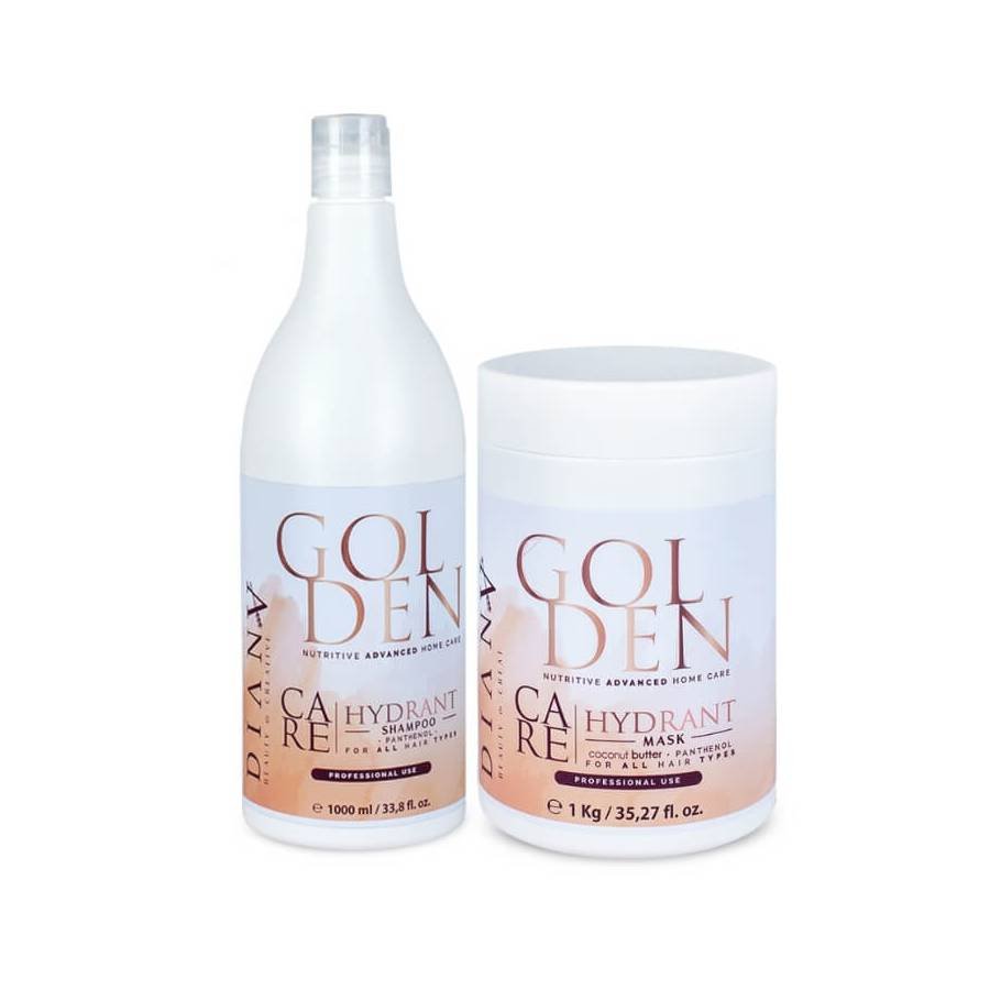 Btx GOLDEN Set: Shampoo + Haarmaske 1000ml + 1000g