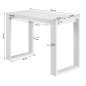 Cosmetische werktafel G031 wit voor salon, praktijk en professionele beautybehandelingen met praktisch werkblad