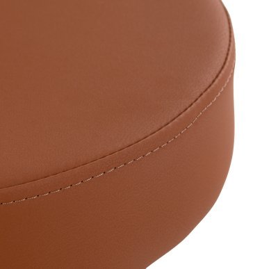 Kapperskruk Gabbiano D026 bruin met verstelbare zithoogte en rugleuning voor professioneel salon- en praktijkgebruik
