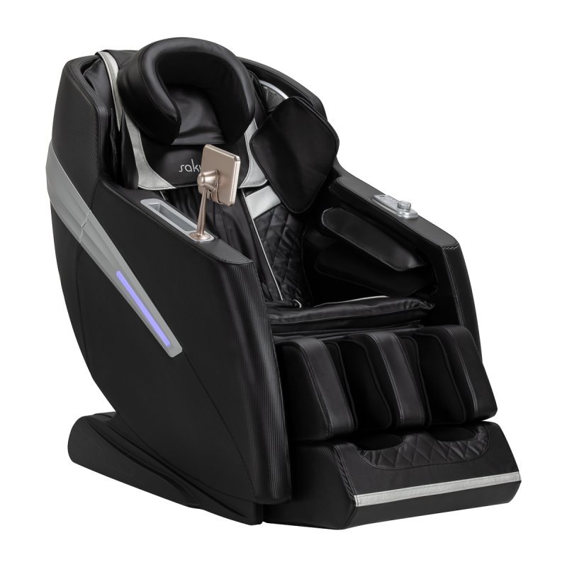 Massagestoel Sakura Prime 101 zwart met automatische programma’s en luchtmassage voor wellness, SPA en thuisgebruik