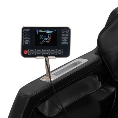 Massagestoel Sakura Prime 101 zwart met automatische programma’s en luchtmassage voor wellness, SPA en thuisgebruik