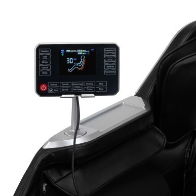 Professionele massagestoel Sakura Prime 108 zwart voor ontspanning, herstel en comfort in wellness, SPA en thuisgebruik