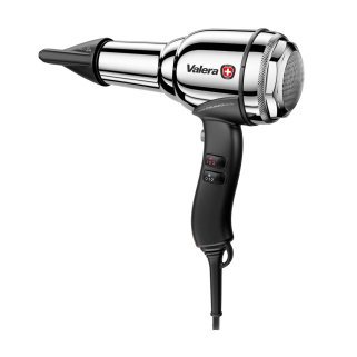 Professionele haardroger Valera Steel Master Chrome met ionisatie voor salonstyling en gladder haar voor professioneel salonwerk