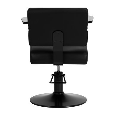 Professionele kappersstoel Hair System Jet zwart met hydraulische hoogteverstelling voor knippen, kleuren en stylen