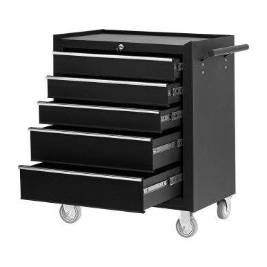 Professionele tattoo-assistent Pro Ink 005 zwart voor mobiele organisatie van accessoires en materialen in de tattoostudio