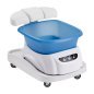 Pedicurevoetbad Azzurro met massage en witte trolley voor professionele pedicure, podologie en comfortabele voetbaden Pedicurevoetbad Azzurro met massage en witte trolley voor professionele pedicure, podologie en comfortabele voetbaden