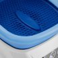 Professionele pedicure set Azzurro met massagevoetbad en witte trolley voor salon, podologie en mobiele specialisten