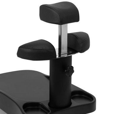 Professionele pedicure set Azzurro met massagevoetbad en witte trolley voor salon, podologie en mobiele specialisten