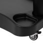 Professionele pedicure set Azzurro met massagevoetbad en witte trolley voor salon, podologie en mobiele specialisten