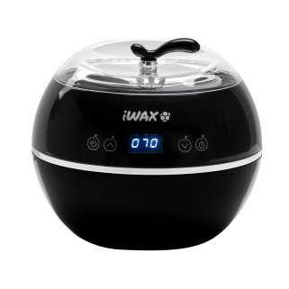 Professionele waxverwarmer iWax 500 ml 100W zwart voor ontharing in salon, praktijk en mobiele schoonheidsbehandeling