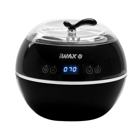 Professionele waxverwarmer iWax 500 ml 100W zwart voor ontharing in salon, praktijk en mobiele schoonheidsbehandeling