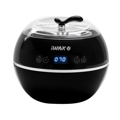 Professionele waxverwarmer iWax 500 ml 100W zwart voor ontharing in salon, praktijk en mobiele schoonheidsbehandeling