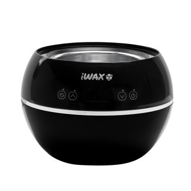 Professionele waxverwarmer iWax 500 ml 100W zwart voor ontharing in salon, praktijk en mobiele schoonheidsbehandeling