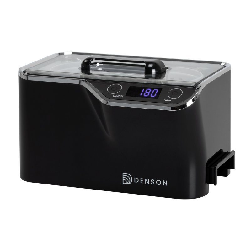 Professionele ultrasoonreiniger DENSON ACDS-100 0,6 l 50 W zwart voor accessoires en instrumenten in salon en praktijk