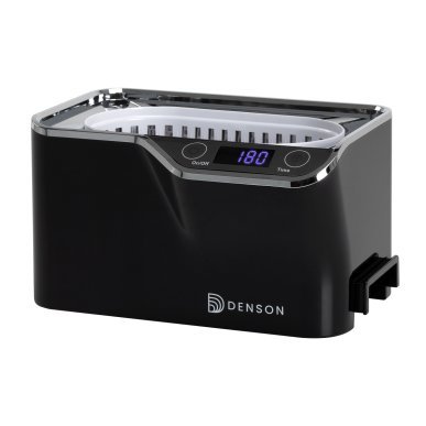 Professionele ultrasoonreiniger DENSON ACDS-100 0,6 l 50 W zwart voor accessoires en instrumenten in salon en praktijk