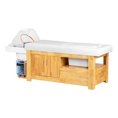 Professioneel Head Spa haarwasbed Gabbiano Bali wit voor haarwassen en hoofdhuidverzorging voor salons en praktijken