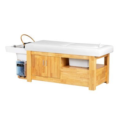 Professioneel Head Spa haarwasbed Gabbiano Bali wit voor haarwassen en hoofdhuidverzorging voor salons en praktijken