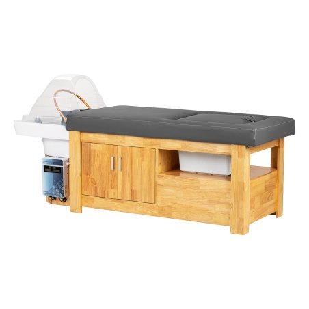 Professioneel Head Spa haarwasbed Gabbiano Bali grijs voor haarwassen en hoofdhuidverzorging in salon en praktijk