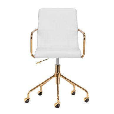 Professionele cosmetische stoel QS-OF211G goud lichtgrijs voor beauty, salons en gezichtsverzorging
