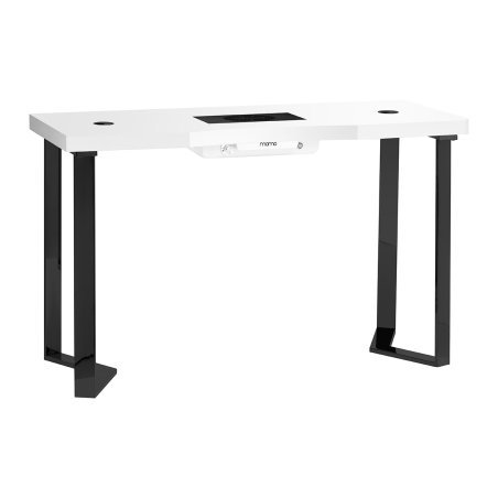 Professionele cosmetische werktafel Momo 05-BL met afzuiger voor manicure, stofcontrole en een georganiseerde salonwerkplek