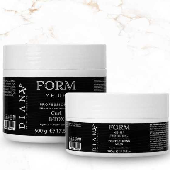 Btx Form me UP - Tiefenfeuchtigkeits- und Wiederherstellungsbehandlung für Lockiges Haar 500g + 300g