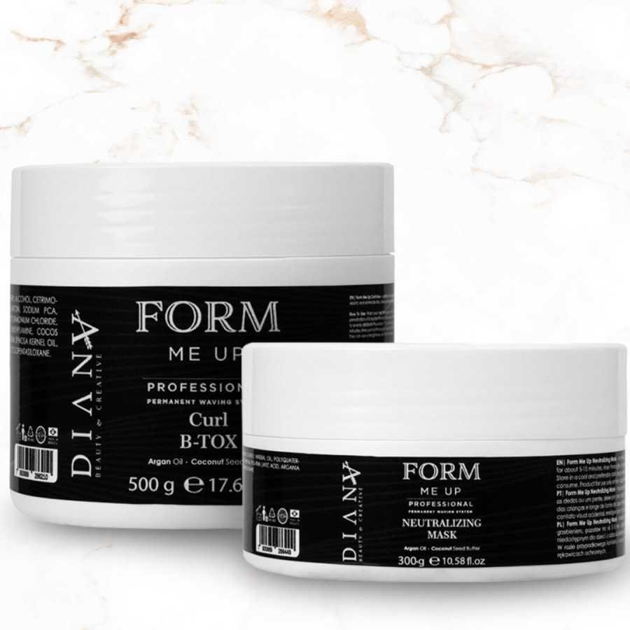 Btx Form me UP - Diepvoedende en Herstelbehandeling voor Krullend Haar set 500g + 300g