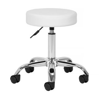 Professionele cosmetische kruk AM-310 wit, 310 W, voor beautybehandelingen in salon, praktijk en mobiele werkomgeving
