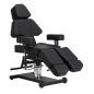 Professionele tattoo stoel Pro Ink 605 met soepele verstelling zwart voor tattoo en permanente make-up in salon en praktijk