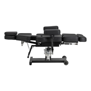 Professionele tattoo stoel Pro Ink 605 met soepele verstelling zwart voor tattoo en permanente make-up in salon en praktijk
