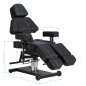 Professionele tattoo stoel Pro Ink 605 met soepele verstelling zwart voor tattoo en permanente make-up in salon en praktijk