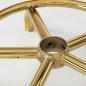 Cosmetic stool 6001-G gold white second category