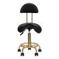 Cosmetic stool 6001-G gold black