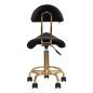 Cosmetic stool 6001-G gold black