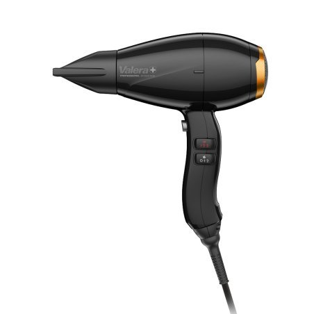 Professionele föhn VALERA 9200 IONIC PLUS zwart voor het drogen en stylen van haar in salon, praktijk en mobiele werkomgeving