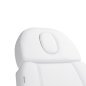 Verwarmde behandelstoel Azzurro Lux met 3 motoren in wit voor cosmetische behandelingen, pedicure en esthetiek