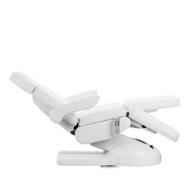 Elektrische pedicurestoel Azzurro Lux met 3 motoren, wit, voor cosmetische behandelingen en professioneel saloncomfort