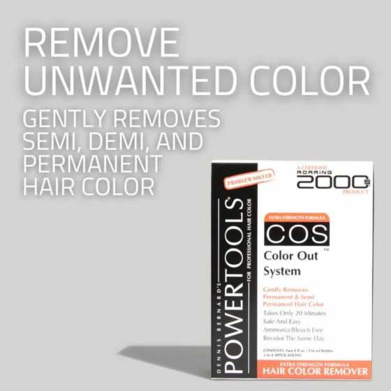 COS 120ml+120ml, Ontkleuringsmiddel - Het Originele Color Out Systeem