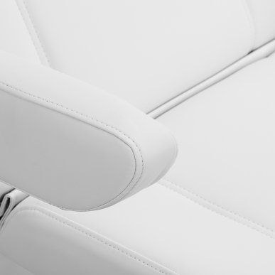 Elektrische pedicurestoel Azzurro Lux met 3 motoren, wit, voor cosmetische behandelingen en professioneel saloncomfort