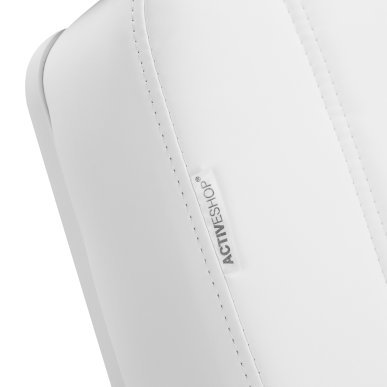 Elektrische pedicurestoel Azzurro Lux met 3 motoren, wit, voor cosmetische behandelingen en professioneel saloncomfort