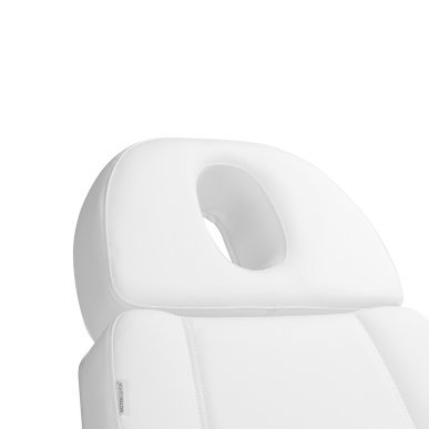 Elektrische pedicurestoel Azzurro Lux met 3 motoren, wit, voor cosmetische behandelingen en professioneel saloncomfort