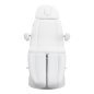 Elektrische pedicurestoel Azzurro Lux met 5 motoren, wit, voor professionele cosmetische behandelingen en pedicure