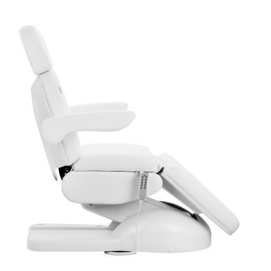 Elektrische pedicurestoel Azzurro Lux met 5 motoren, wit, voor professionele cosmetische behandelingen en pedicure