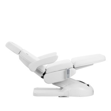 Elektrische pedicurestoel Azzurro Lux met 5 motoren, wit, voor professionele cosmetische behandelingen en pedicure